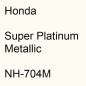 Preview: Honda, Super Platinum Metallic, NH-704M.